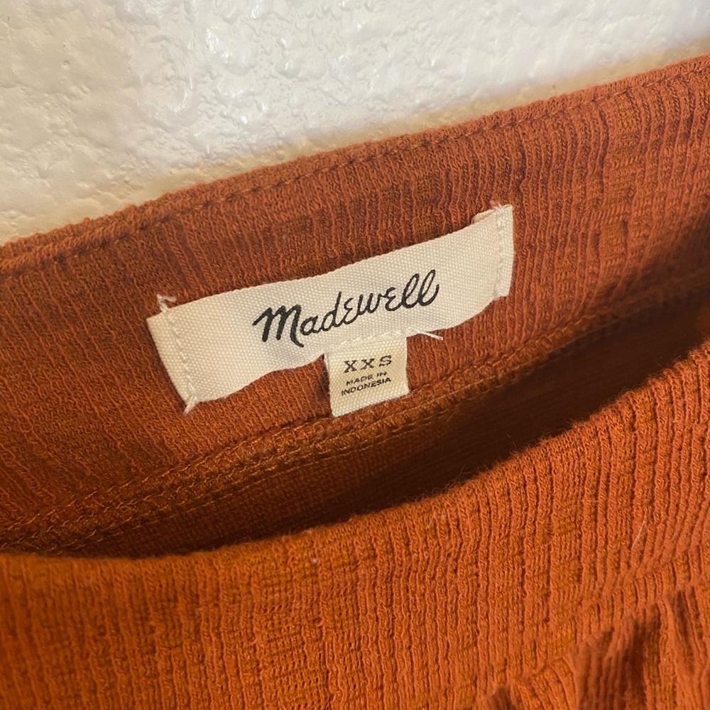 Madewell Rust Tank - Picture 2 of 2
